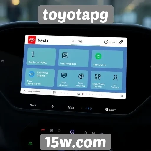 Novidades na interface do usuário do toyotapg